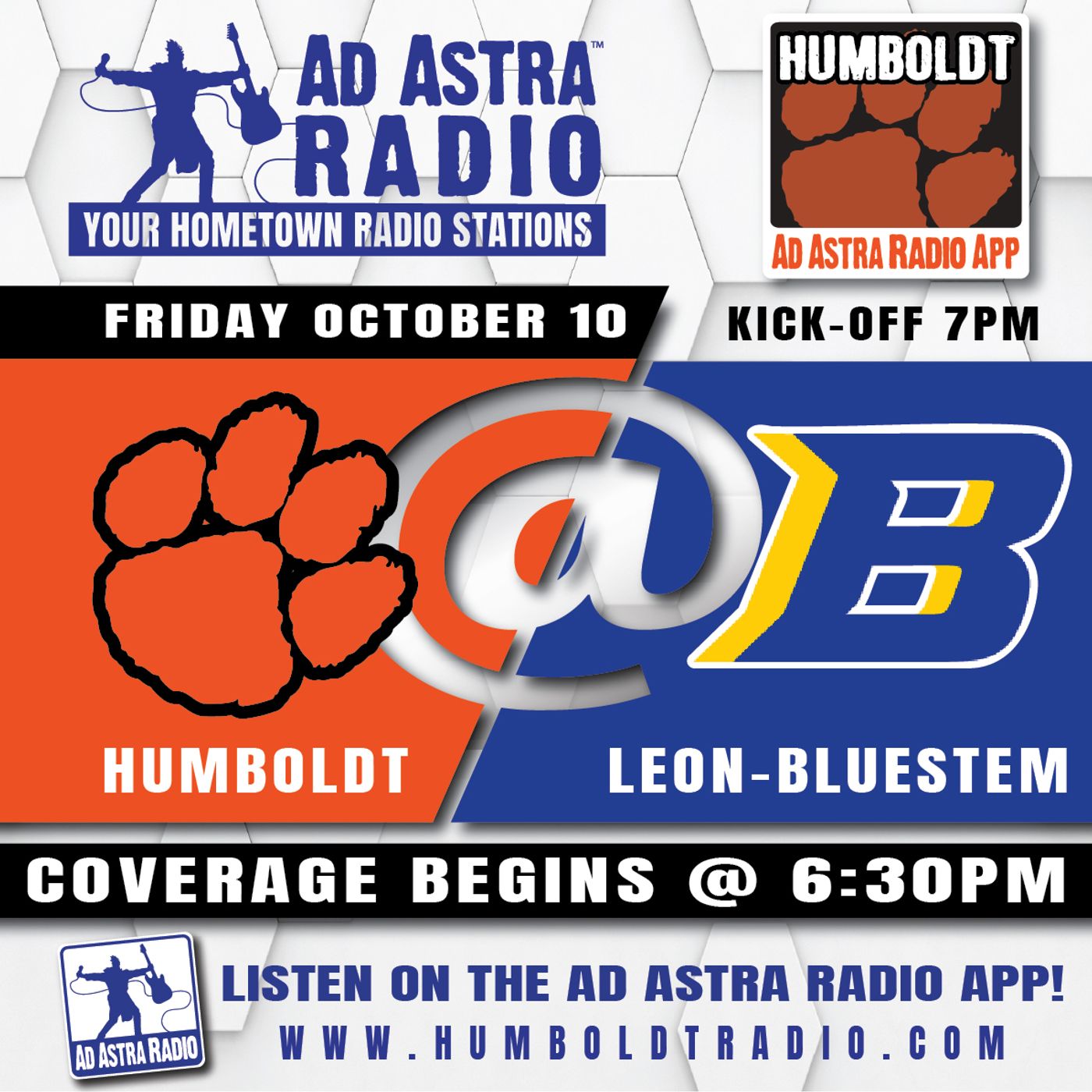 Humboldt Cubs at Leon-Bluestem Lions Football (October 10, 2025) episode artwork