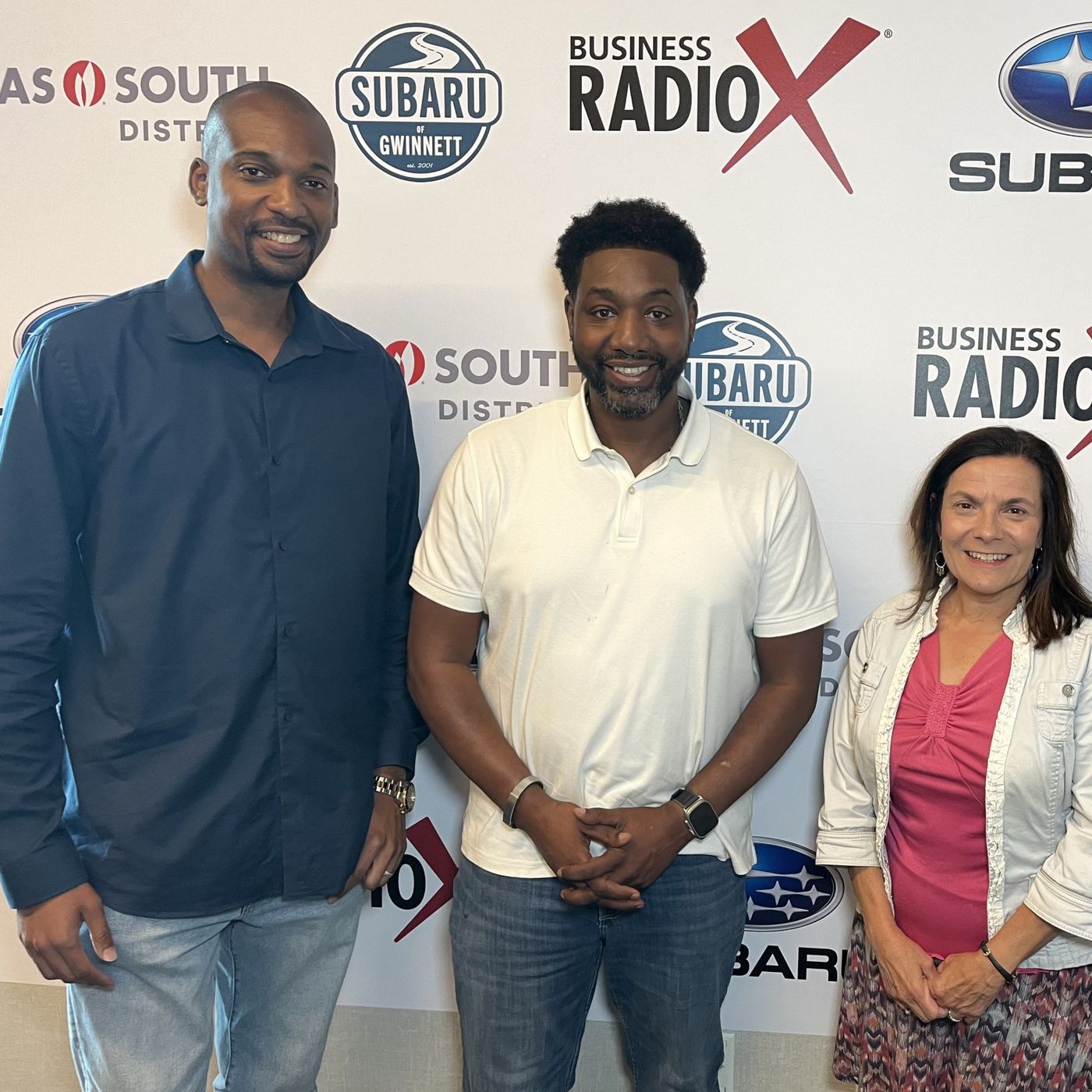 Helen Panos with Dynamis Learning and Shariff James & Gary Carr with Mission GalaCON episode artwork