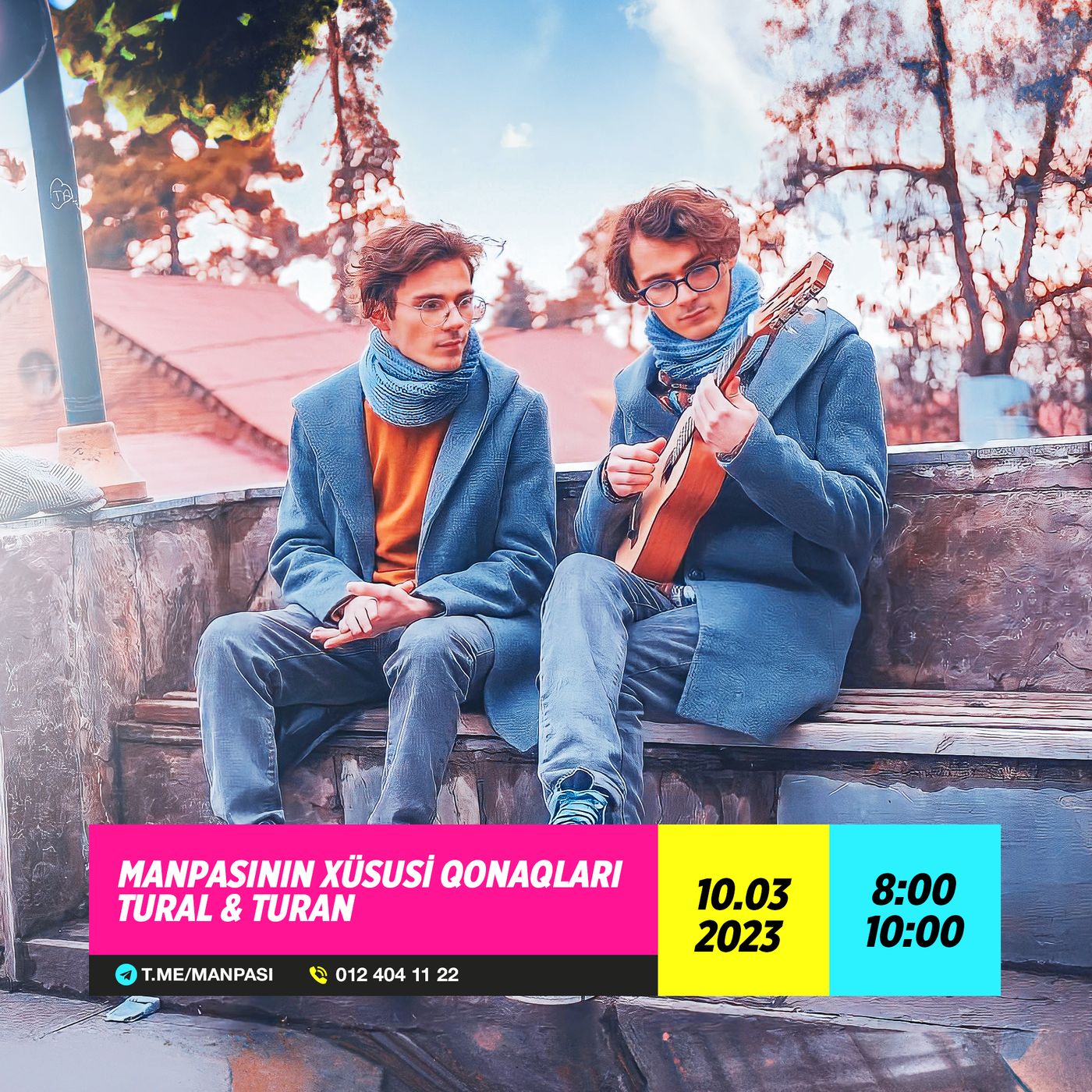 Tural & Turan "Avroviziya"dan öncə Manpası-da 10.03.2023