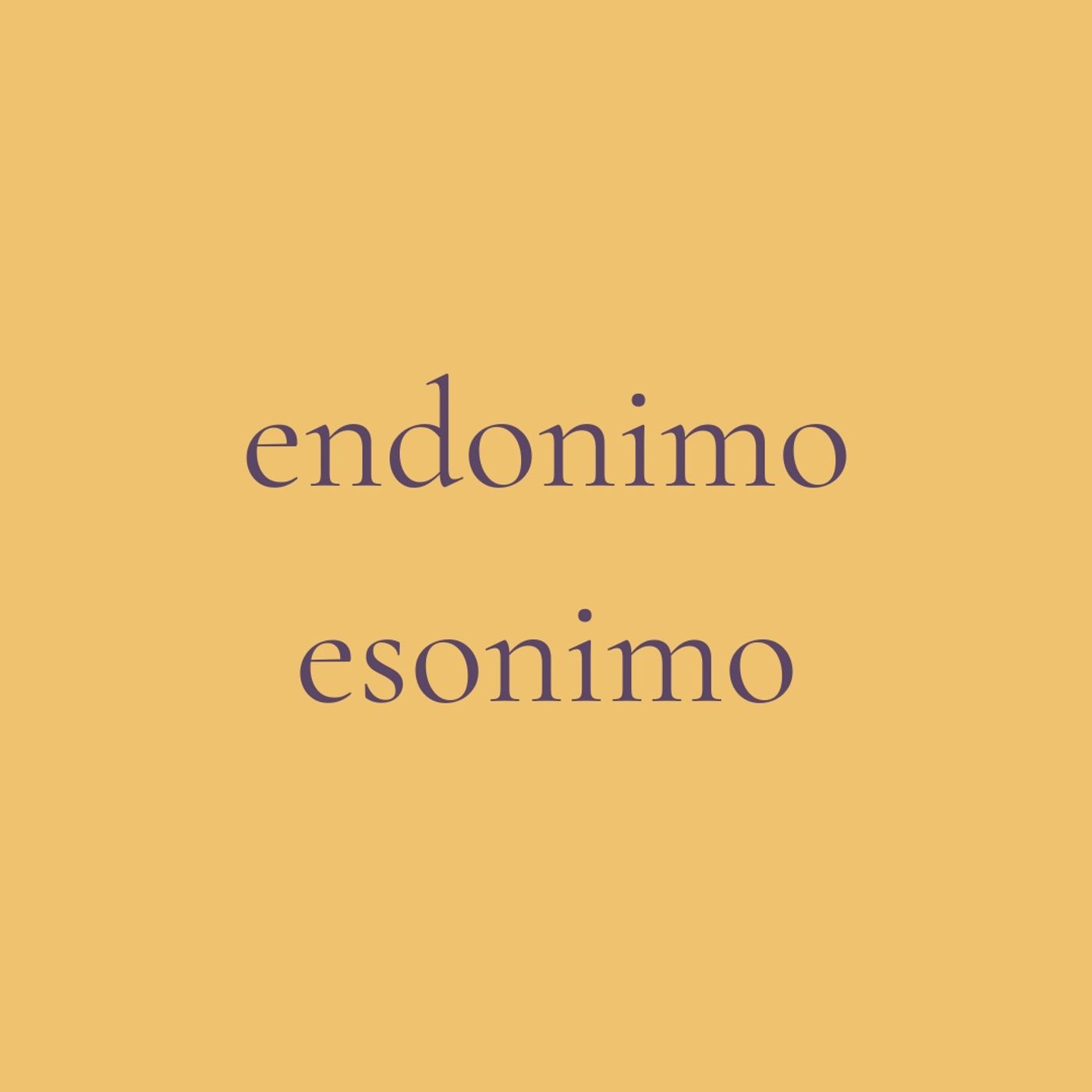 Peculiar Word - Endonimi ed esonimi episode artwork