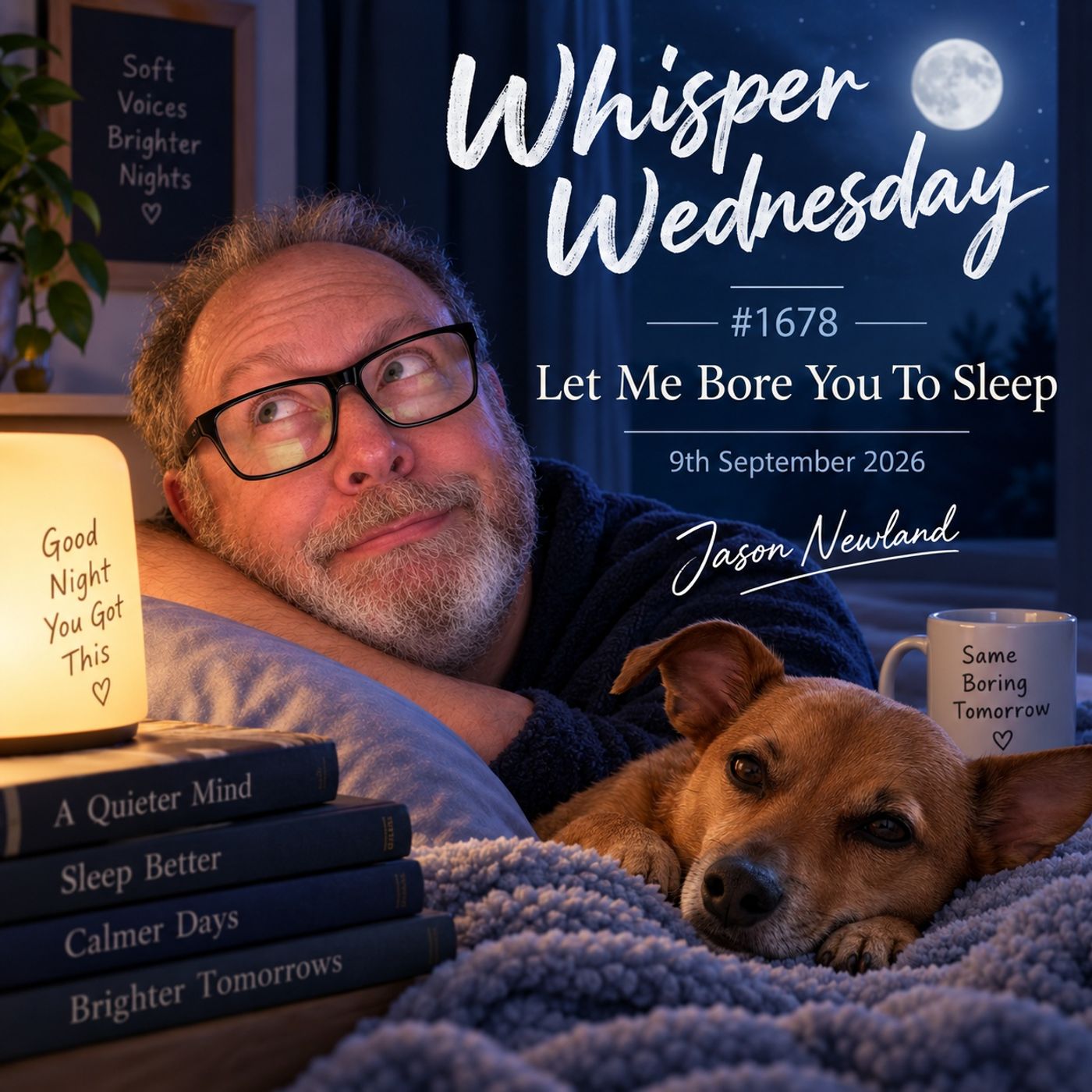 (Short Music) Whisper Wednesday | #1678 Let Me Bore You To Sleep | 9th September 2026 | Jason Newland episode artwork