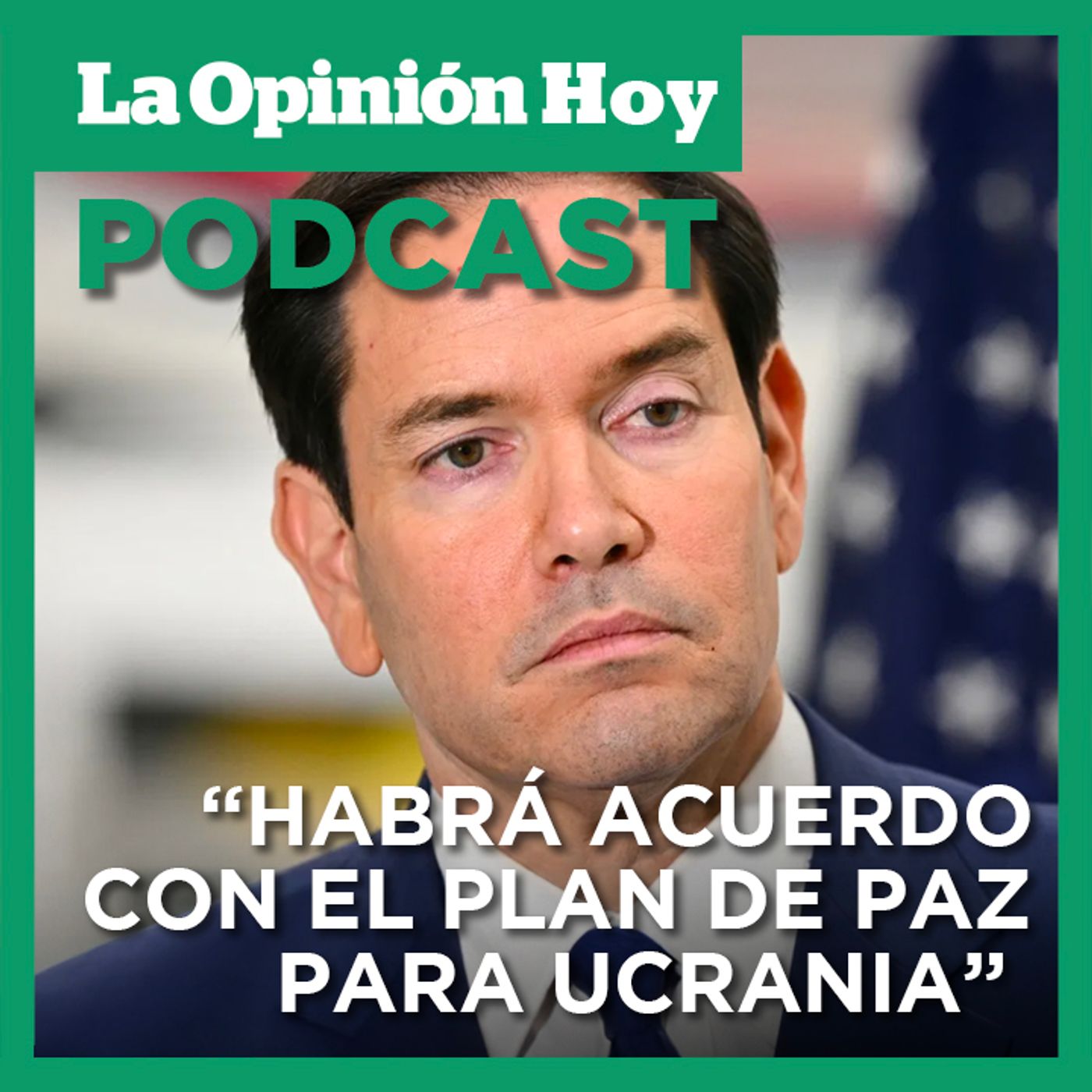 Marco Rubio confía en que se llegará a un acuerdo con el plan de paz propuesto por Trump.