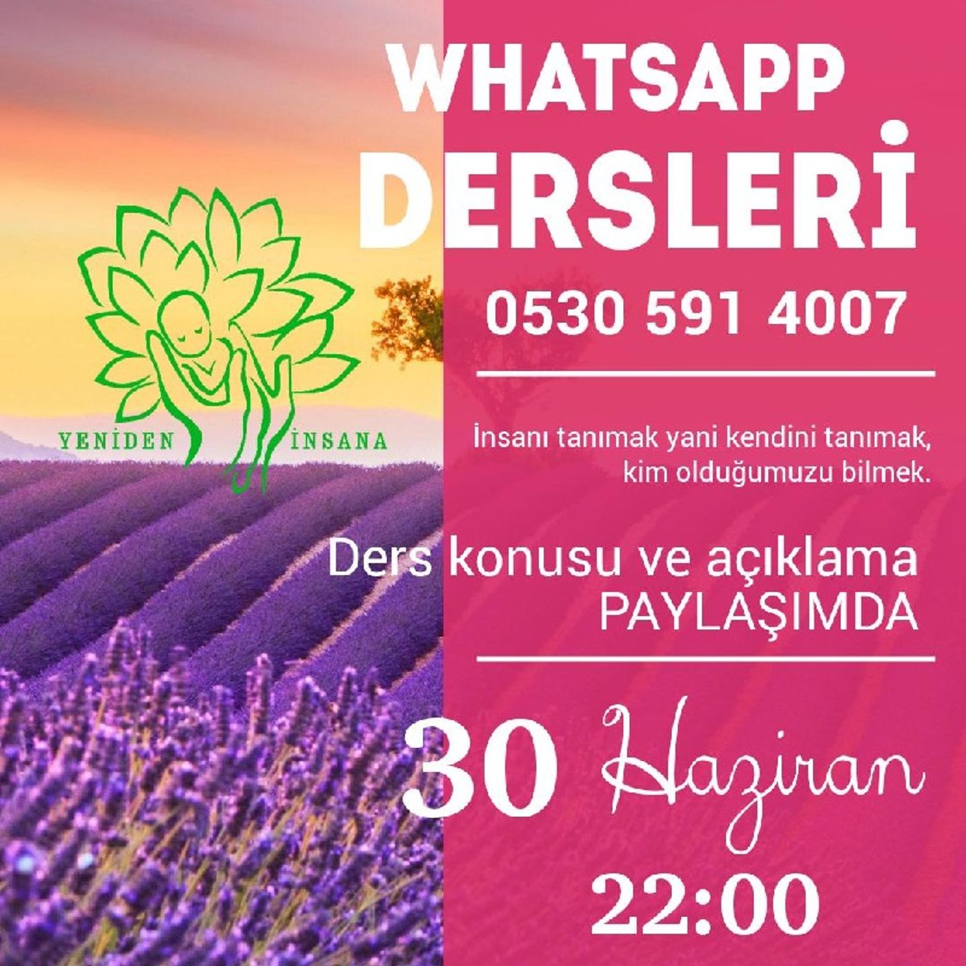 Yeniden insana dönüs sohbetleri