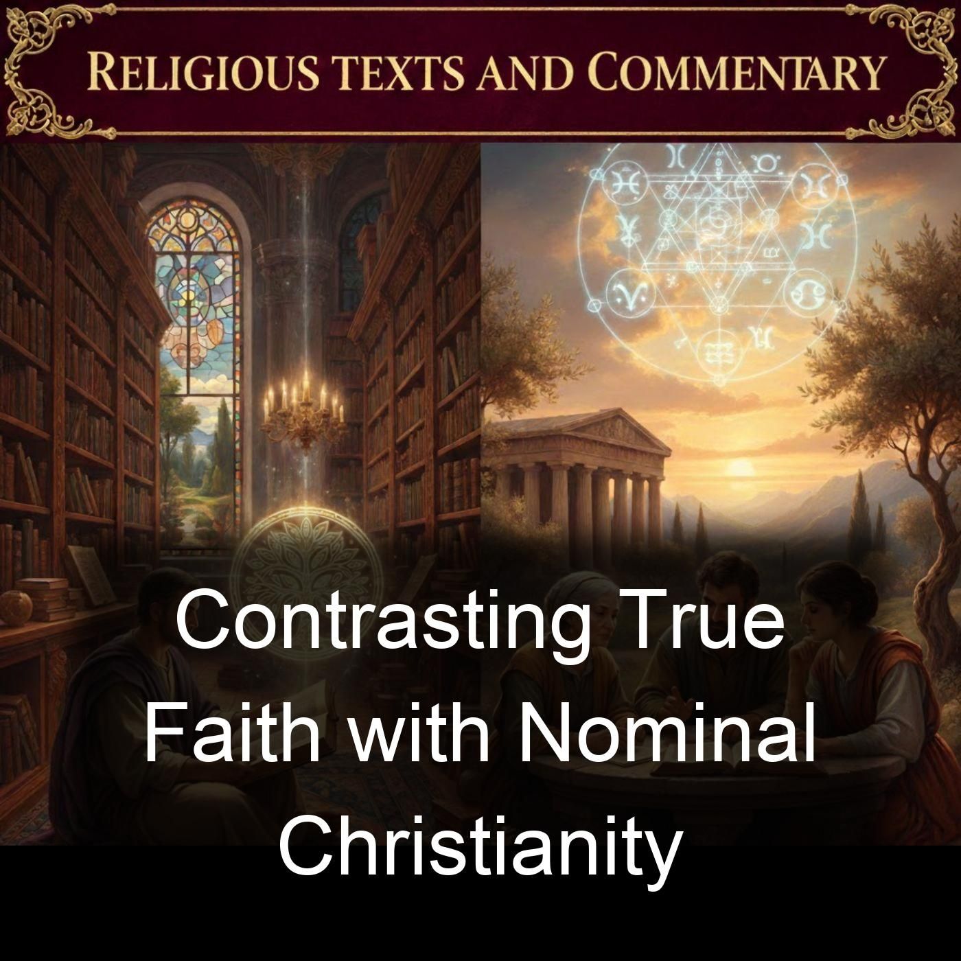 Contrasting True Faith with Nominal Christianity cover art