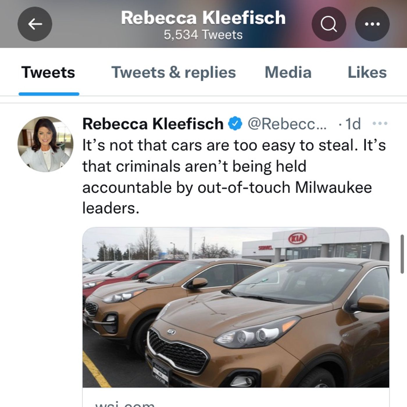 Clean Version: Rebecca Kleefisch doesn’t think KIAs are easy to steal. episode artwork
