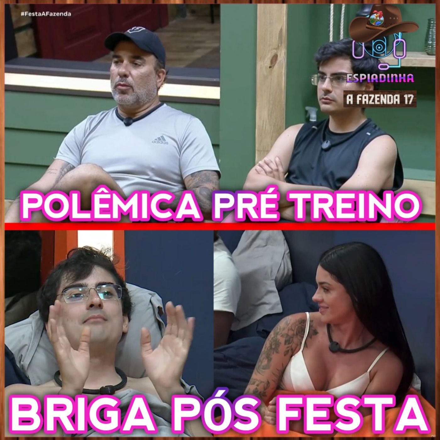 FABIANO EXPULSO? (Polêmica do Pré Treino) + Ray e Dudu BRIGARAM no Pós Festa! | A Fazenda 17