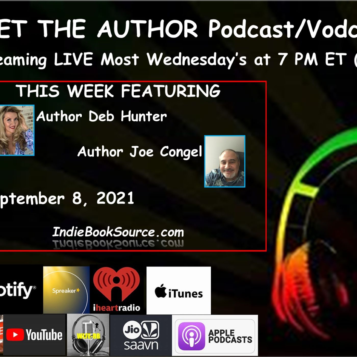 MEET THE AUTHOR Podcast  Episode 23 JOE CONGEL & DEB HUNTER