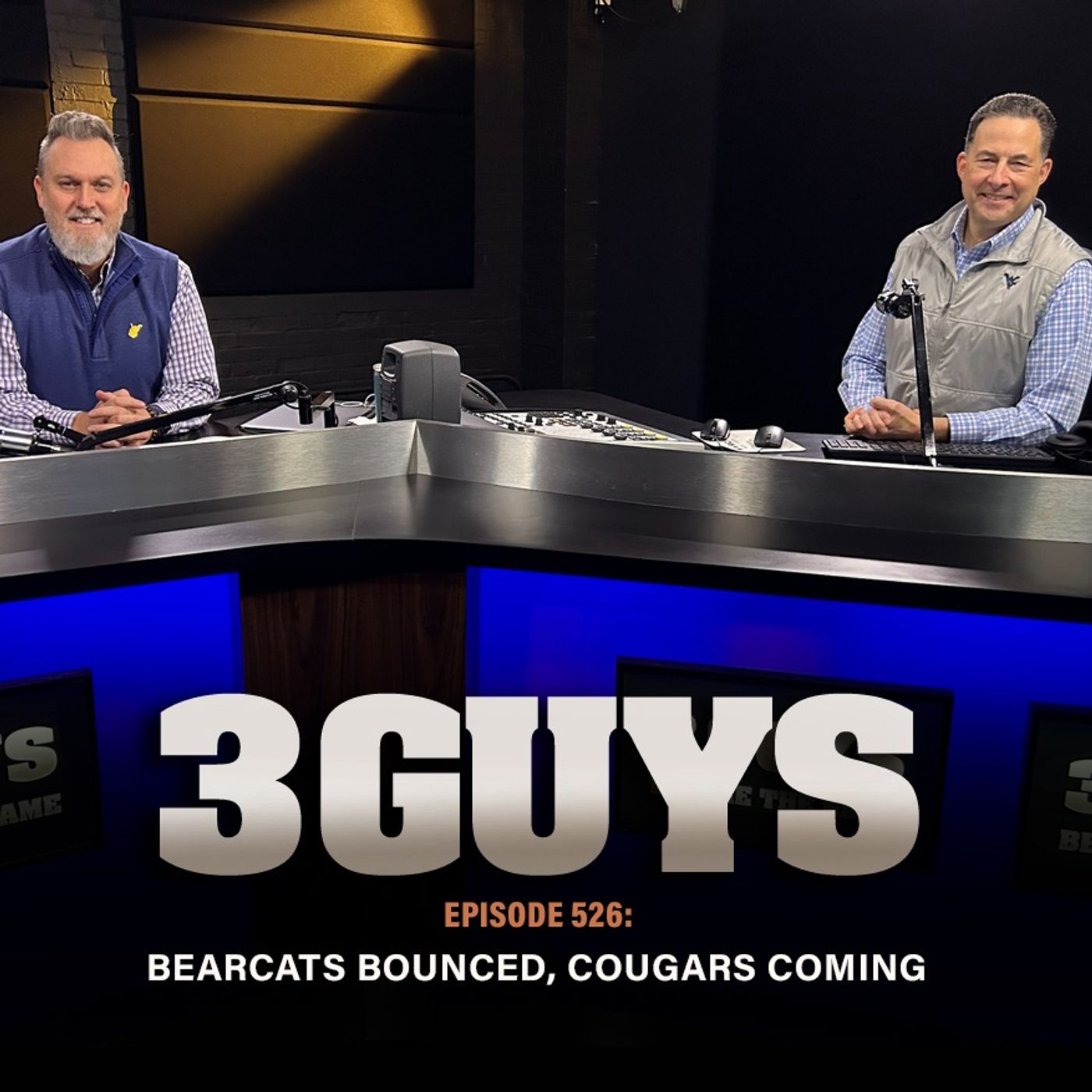 3 Guys Before The Game - Bearcats Bounced - Cougars Coming (Episode 526)