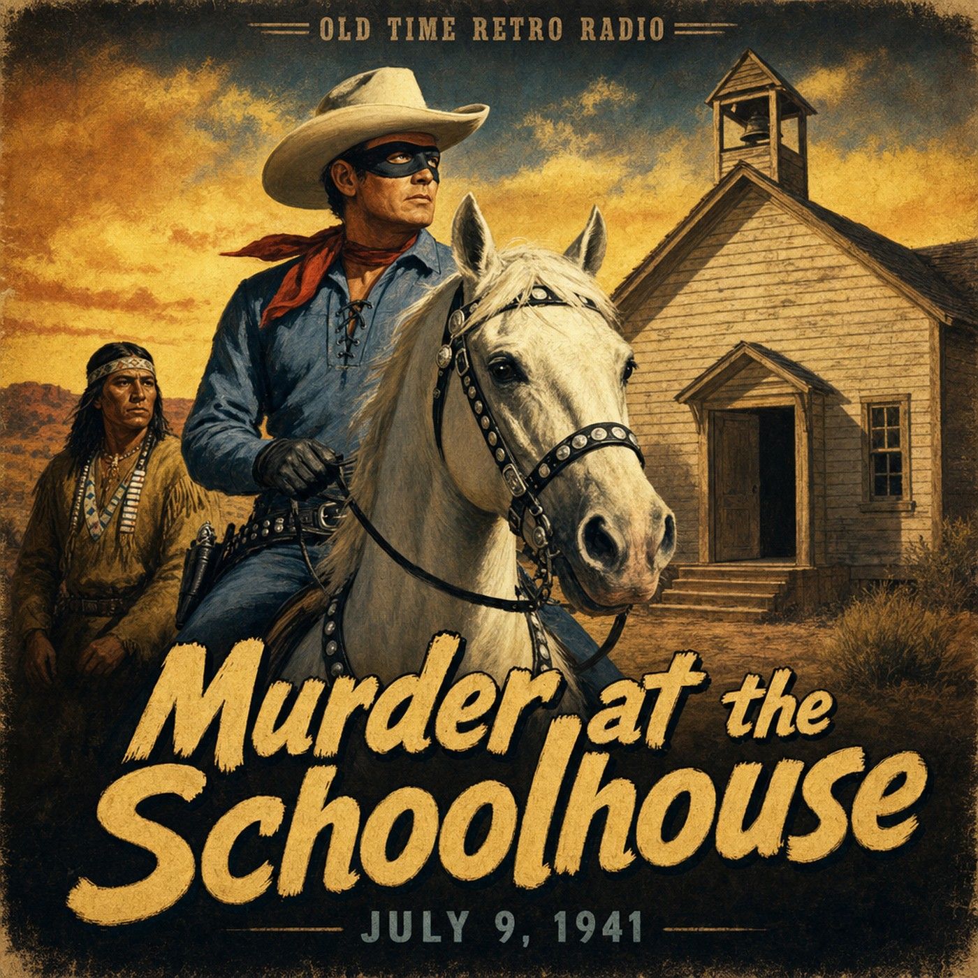 The Lone Ranger - "Murder at the Schoolhouse" (Old Time Radio, 1941) episode artwork