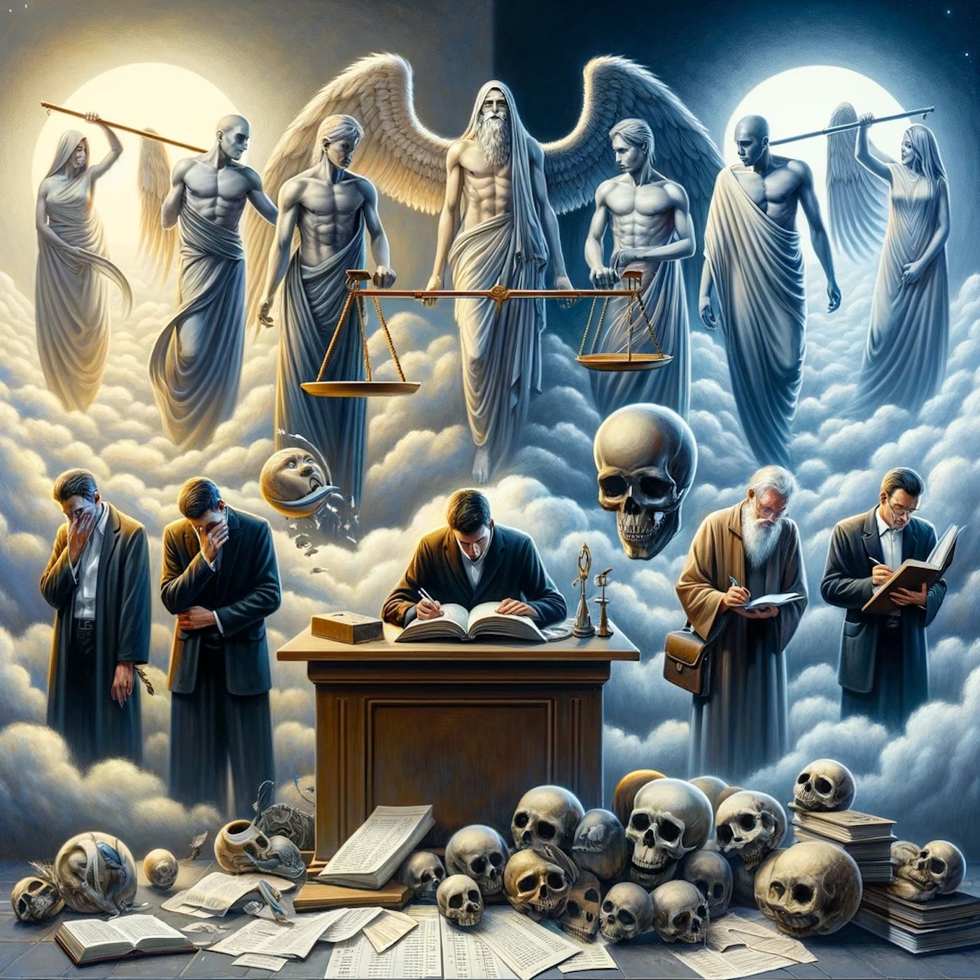 "When a man dies, his mourning relatives ask whether he owed debt.." episode artwork