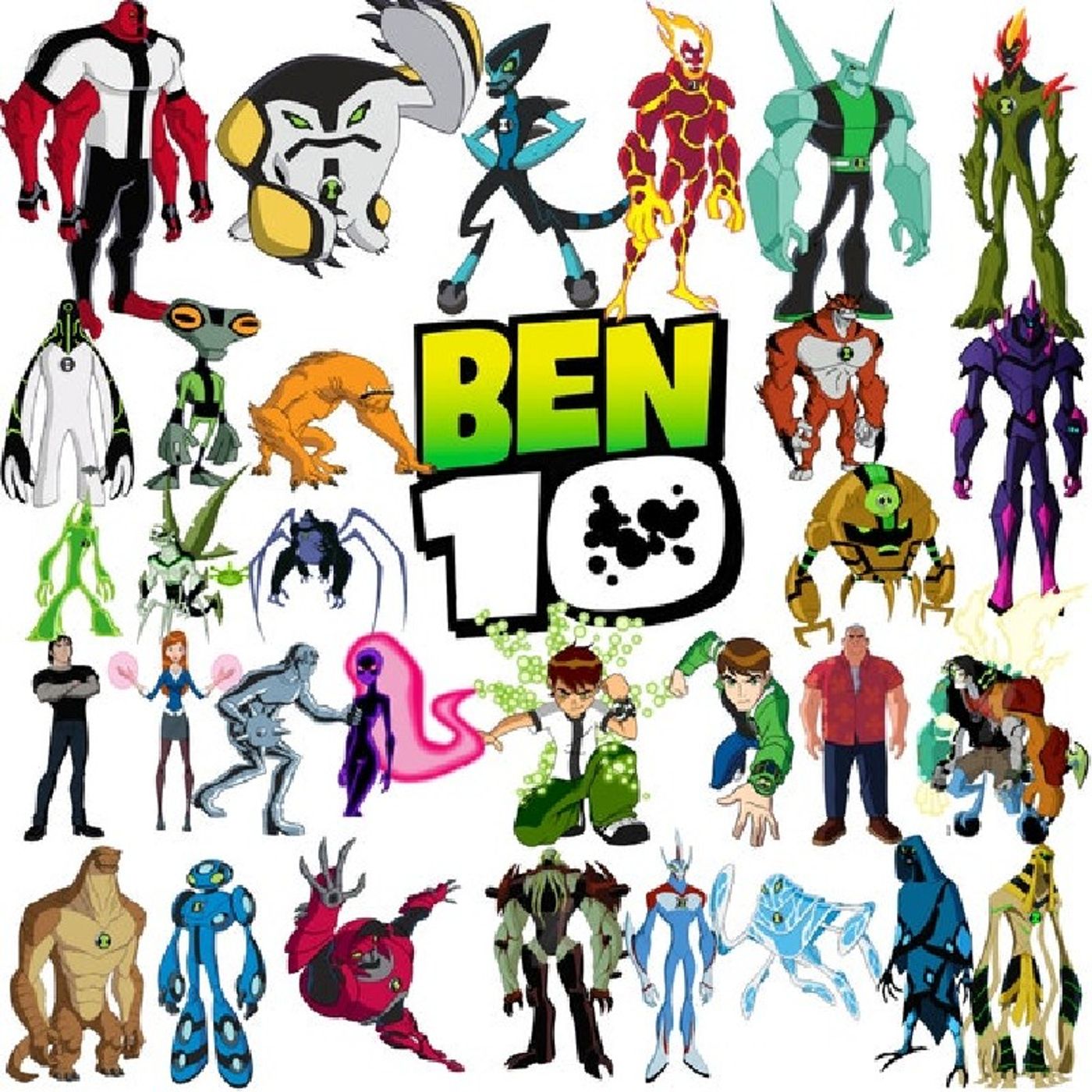 Different Alien episode artwork