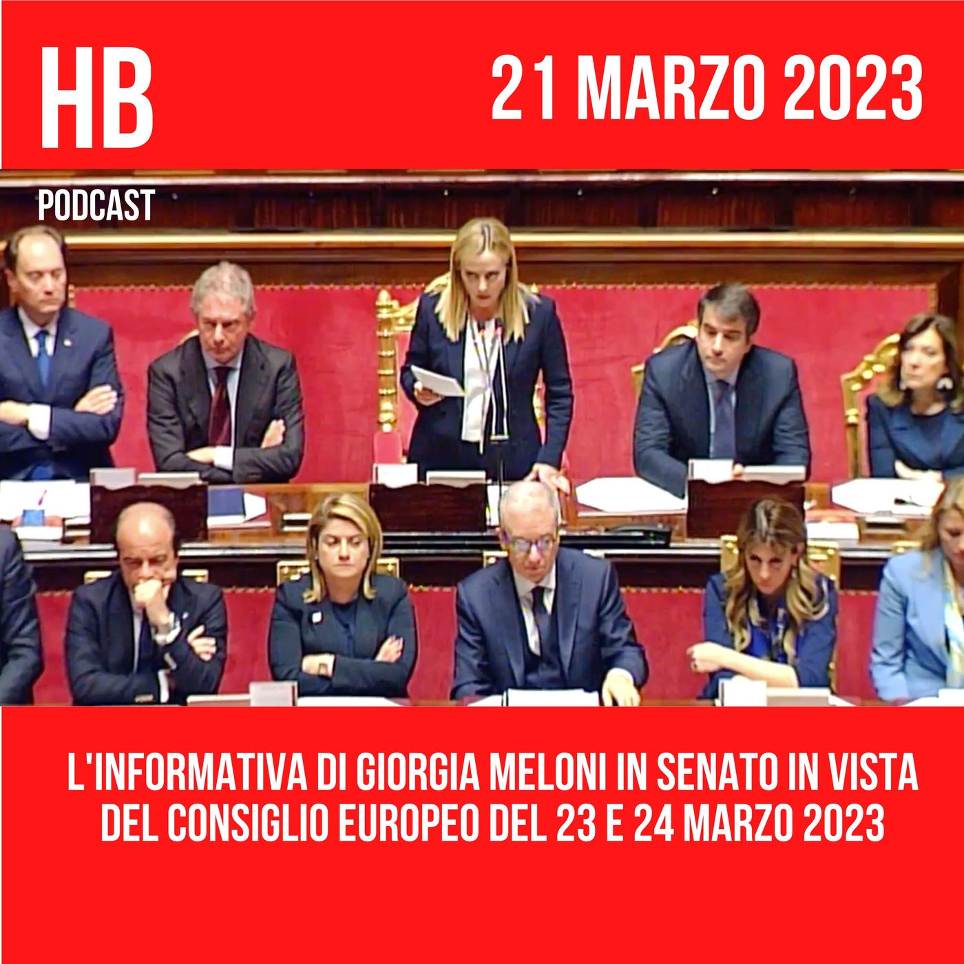 POD_Meloni al Senato: Sostegno a Kiev e lotta all'immigrazione illegale al vertice europeo