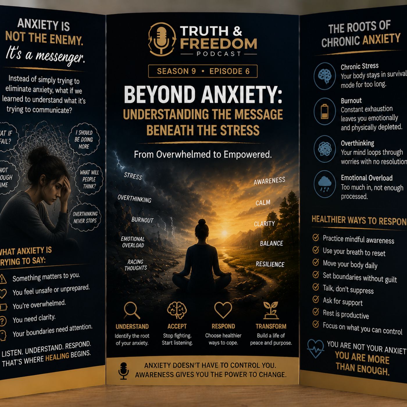Turth & Freedom podcast: Season 9 Ep 6: Anxiety Isn't Always the Problem—Sometimes It's the Messenger episode artwork