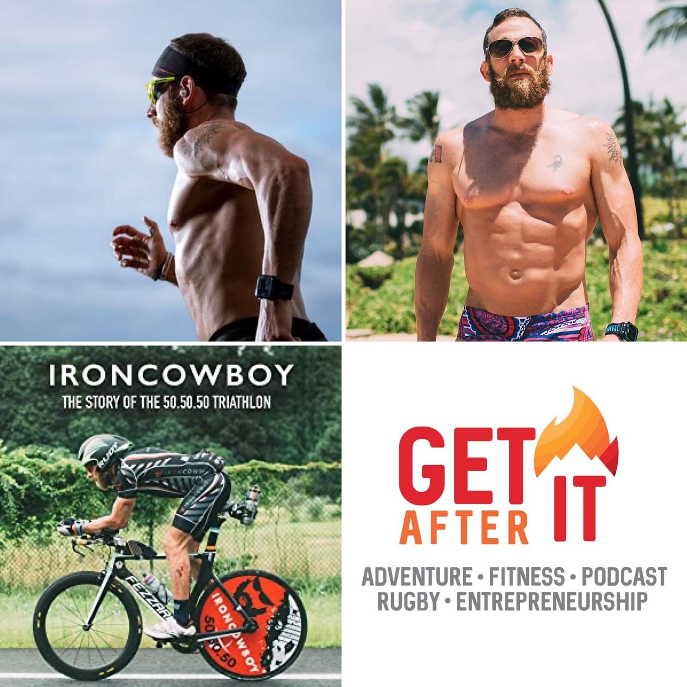 Episode 103 - with the Iron Cowboy, James Lawerence. 50-50-50 episode artwork