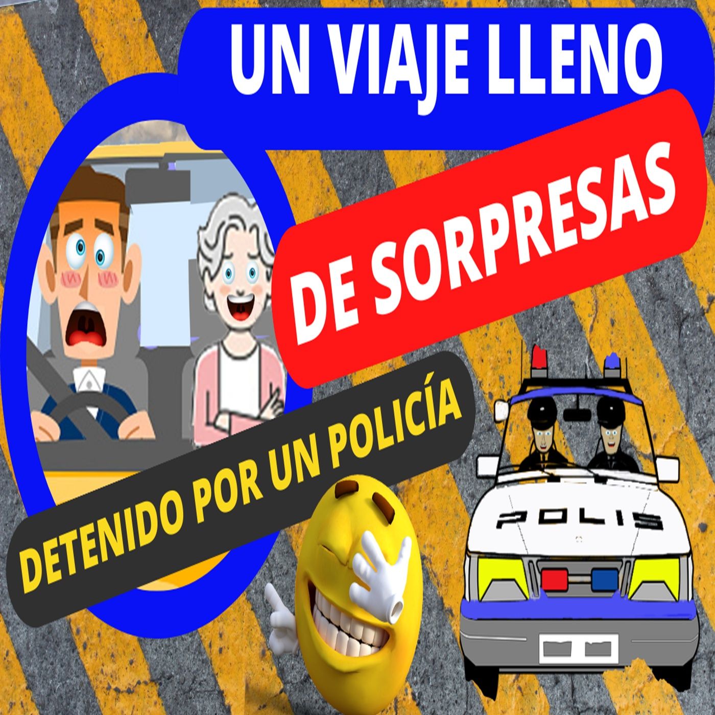 101 Un viaje lleno de sorpresas Detenido por un policía episode artwork