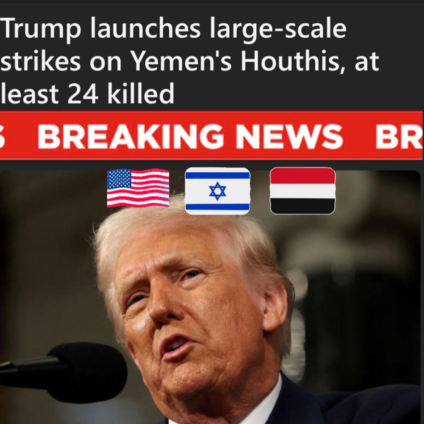 America strikes YEMEN (WW3 OFFICIALLY KICKED OFF!?)