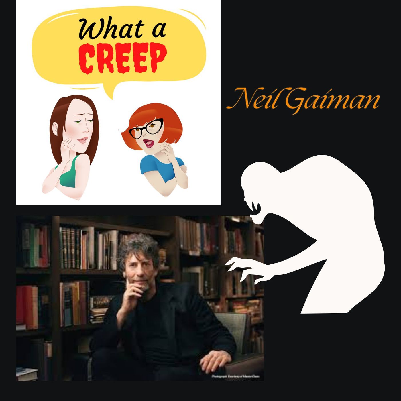 Neil Gaiman (Creepy Famous Author) & NON-Creep John Green ("The Fault in Our Stars") - podcast episode cover