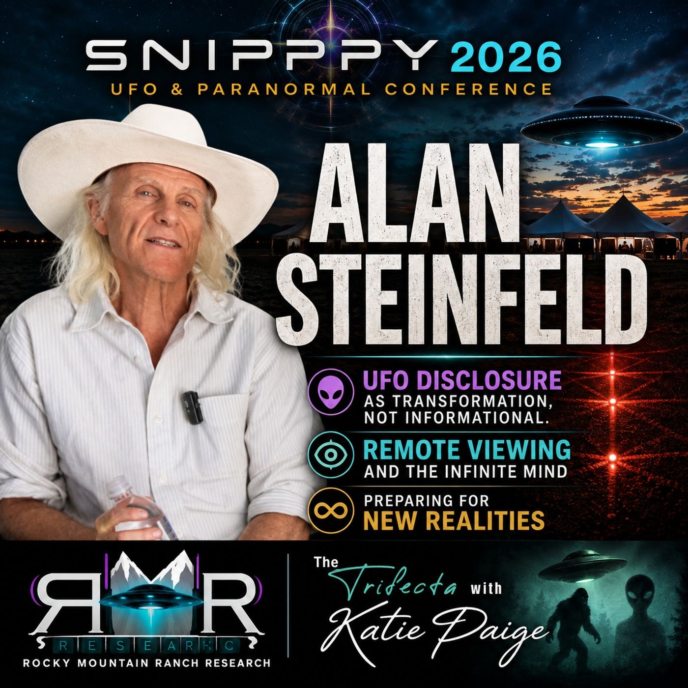 Alan Steinfeld at Snippy 2026: UFO Disclosure, Remote Viewing & the Infinite Mind episode artwork