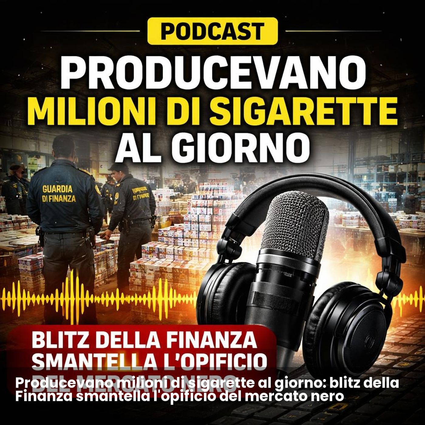 Producevano milioni di sigarette al giorno: blitz della Finanza smantella l'opificio del mercato nero episode artwork