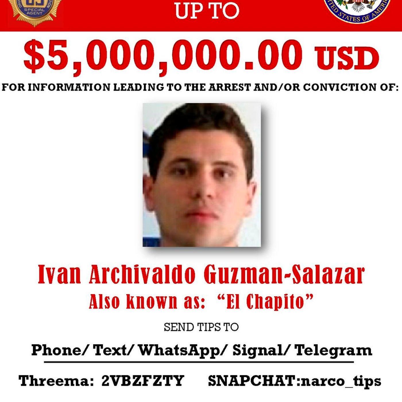 Iván Archivaldo buscado por la DEA