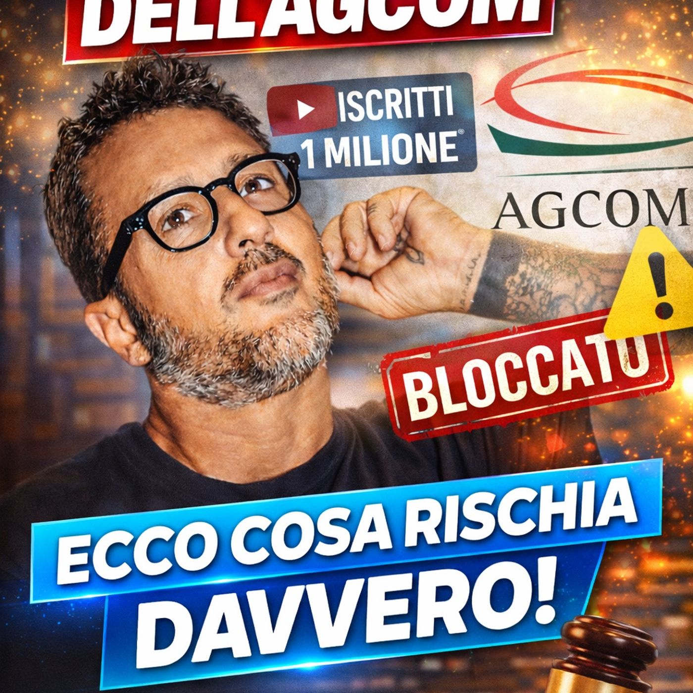Fabrizio Corona nel mirino di Agcom: cosa rischia davvero il suo canale YouTube?