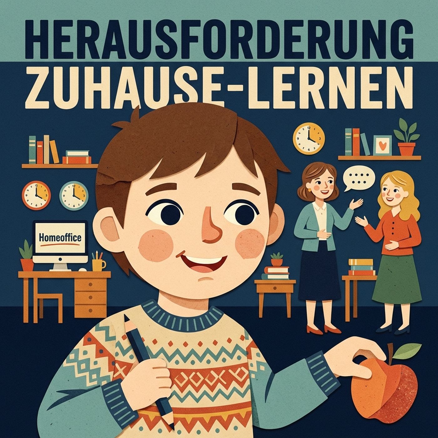 Wie klappt das Lernen zu Hause, wenn Mama und Papa gleichzeitig arbeiten müssen?
