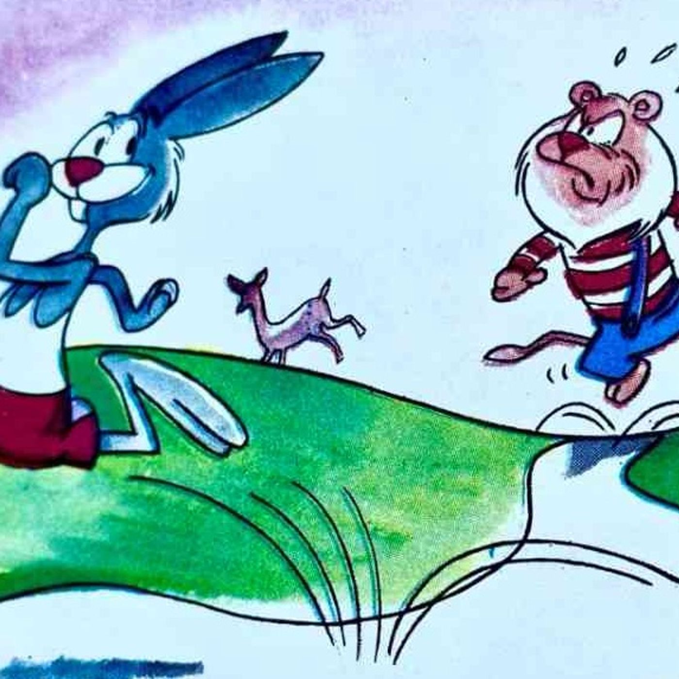 LA LIEBRE Y EL LEON 🦁 Quien mucho abarca... 🐰 Audiocuentos