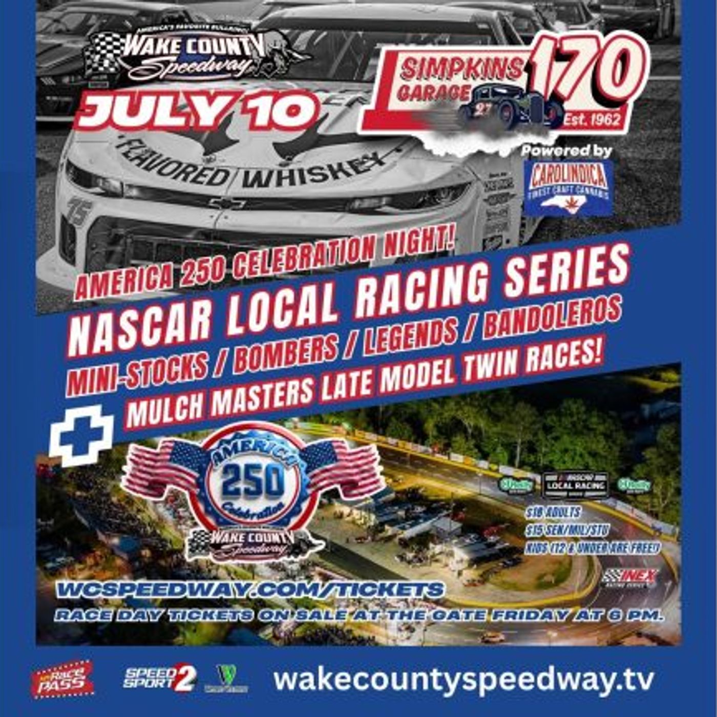 NASCAR Regional Simpkin's Garage 170 powered by Carolindica from Wake County Speedway - Raleigh, NC episode artwork