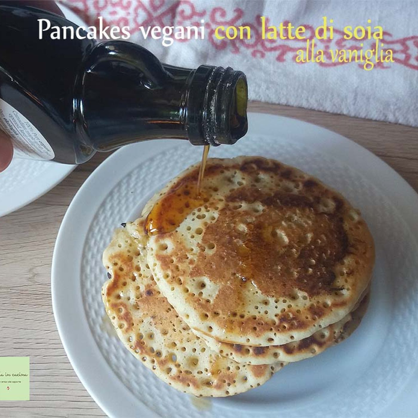 Pancakes vegani con latte di soia alla vaniglia episode artwork