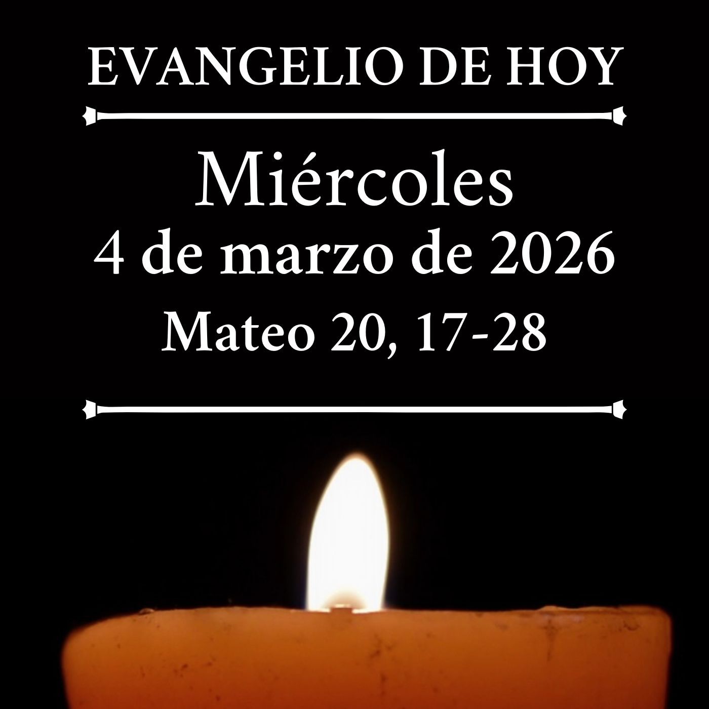 Evangelio de miércoles 4 marzo de 2026 - El Hijo del hombre no ha venido a ser servido sino a servir episode artwork