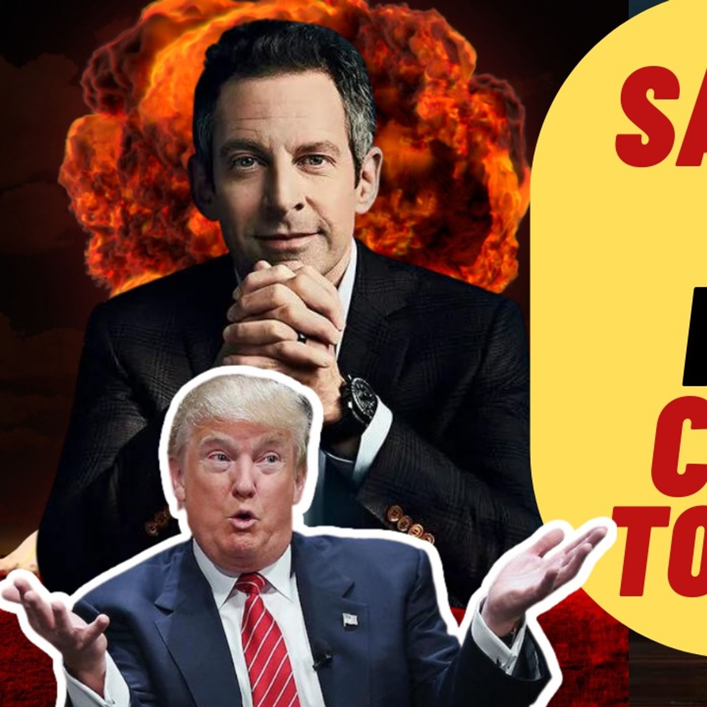 SAM HARRIS Goes Full TDS, Compares Trump To Bin Laden