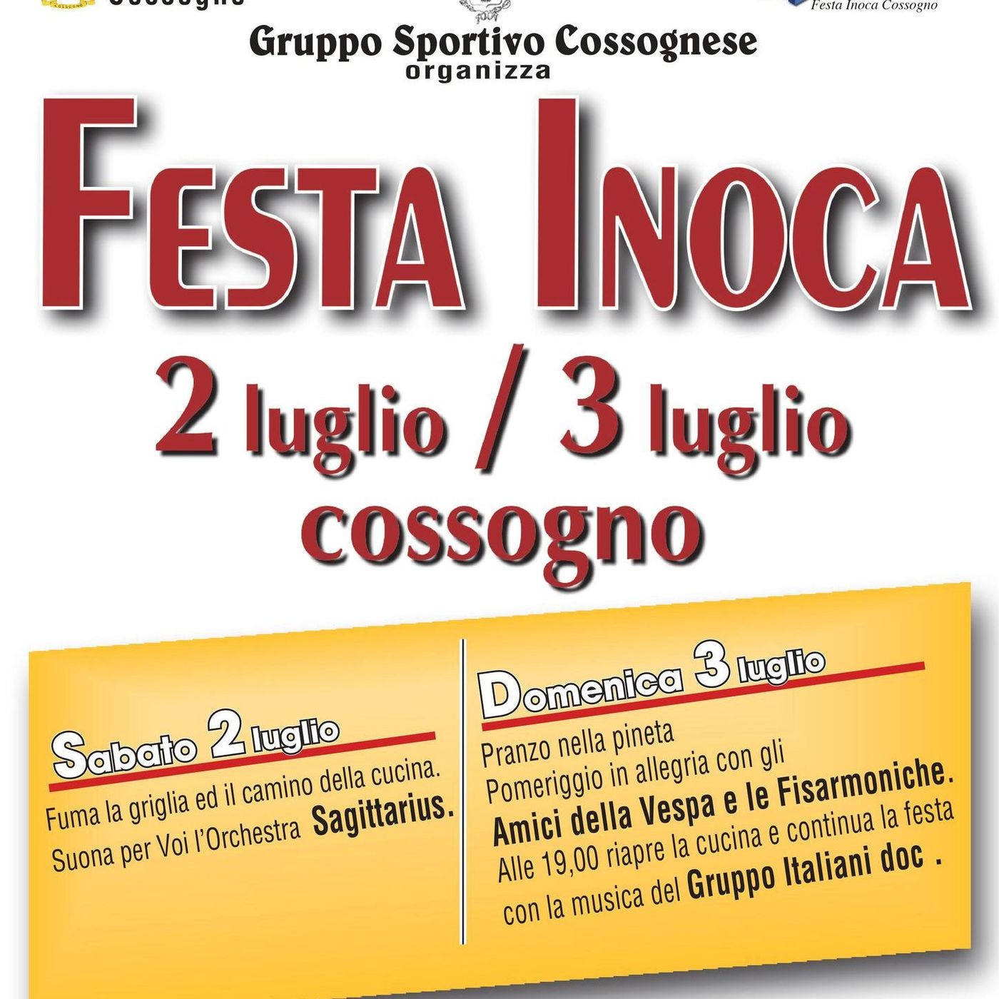 A Cossogno torna la Festa Inoca. Intervista a Giorgio De Bortoli episode artwork