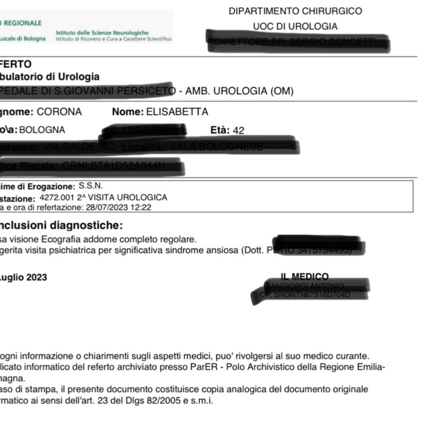 Episodio 61 - Da urologia a psichiatria
