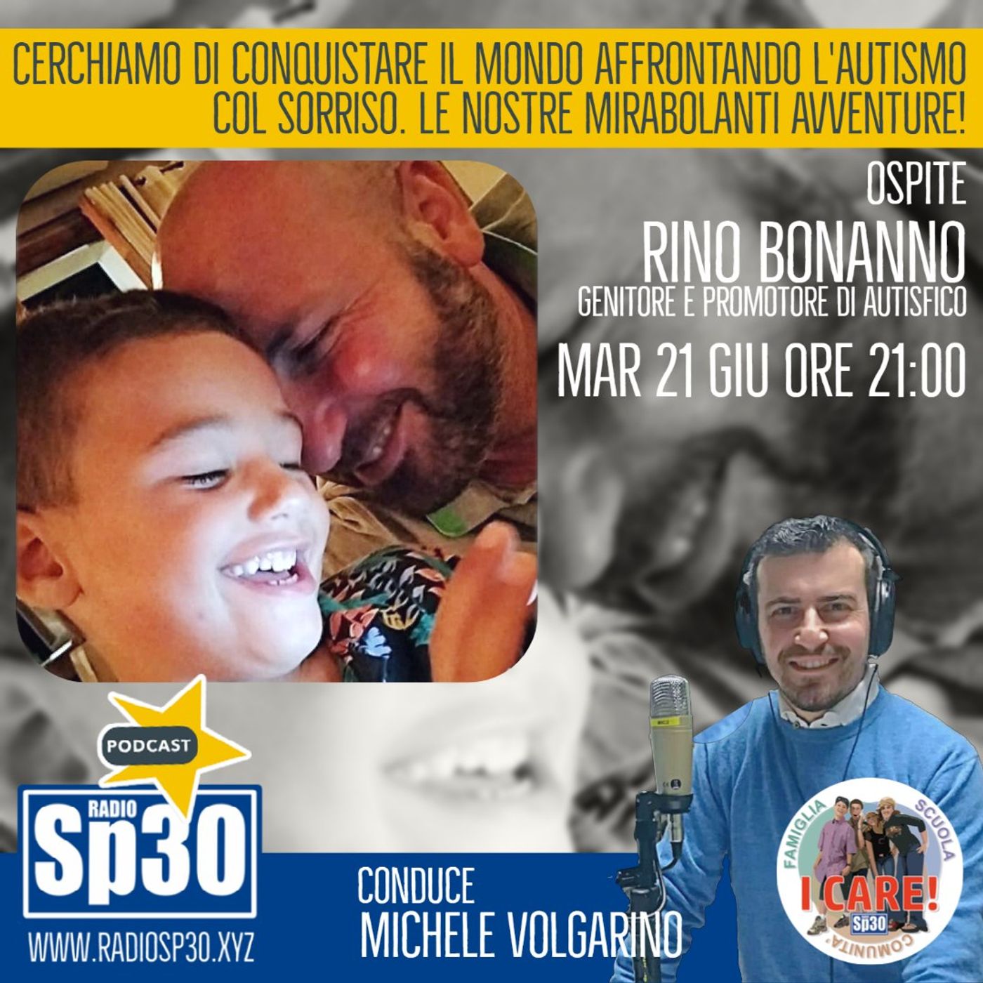 #ICARE - Cerchiamo di conquistare il mondo affrontando l'autismo col sorriso - Rino Bonanno episode artwork