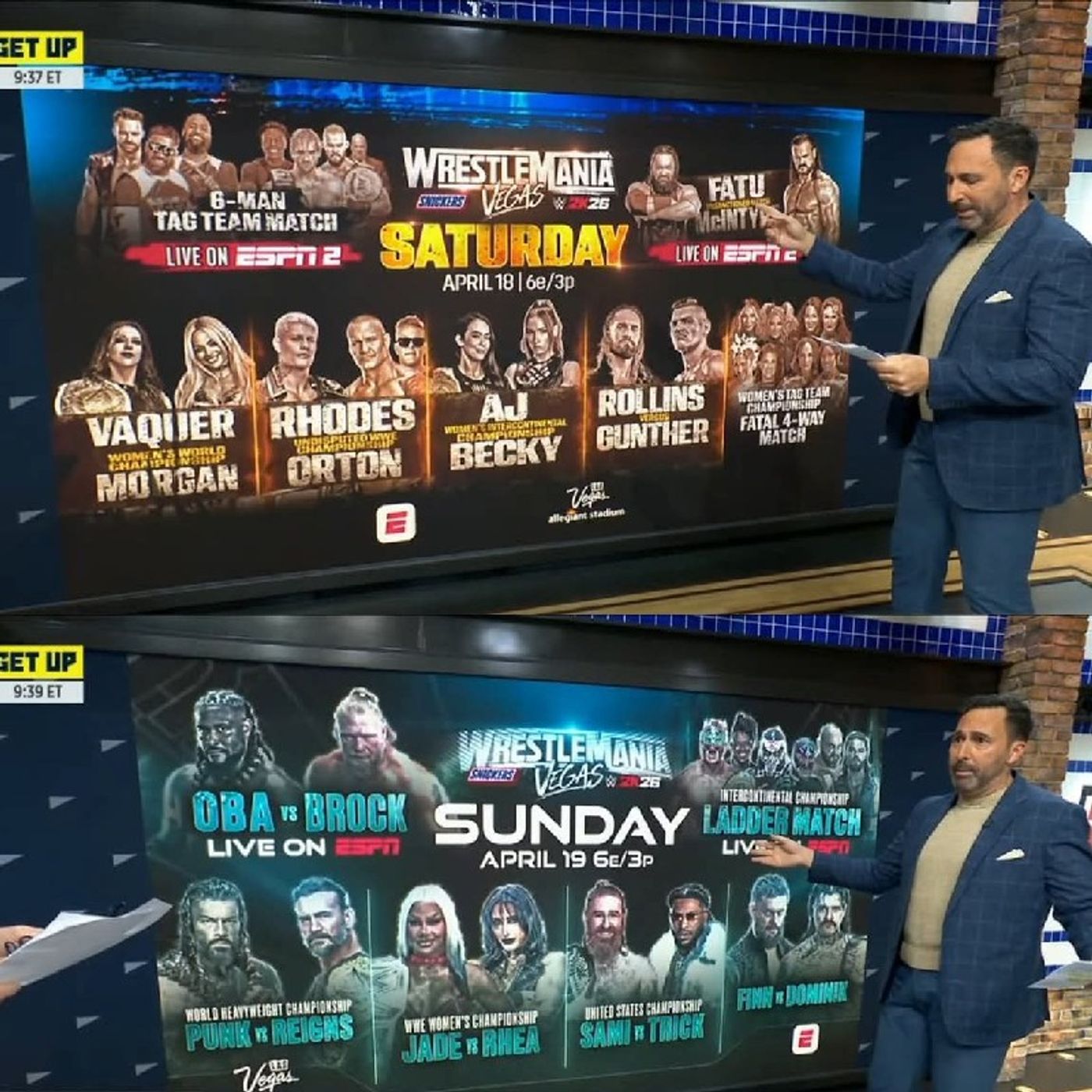 ET reads headlines from the Wrestling Observer website and goes over the Hall of Fame and Wrestlemania 42 card.