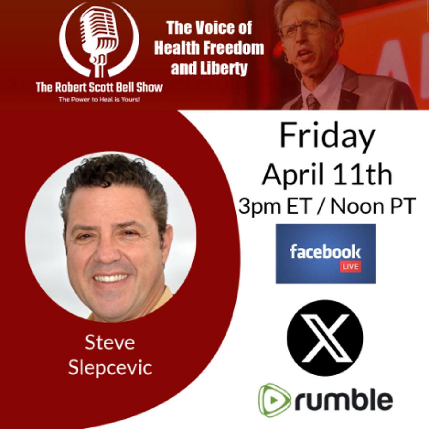 Live from the Autism Health Summit, Steve Slepcevic, RFK Jr. Autism Cause, Stuart Tomc, Omega 3-6 Balance - The RSB Show 4-11-25 episode artwork