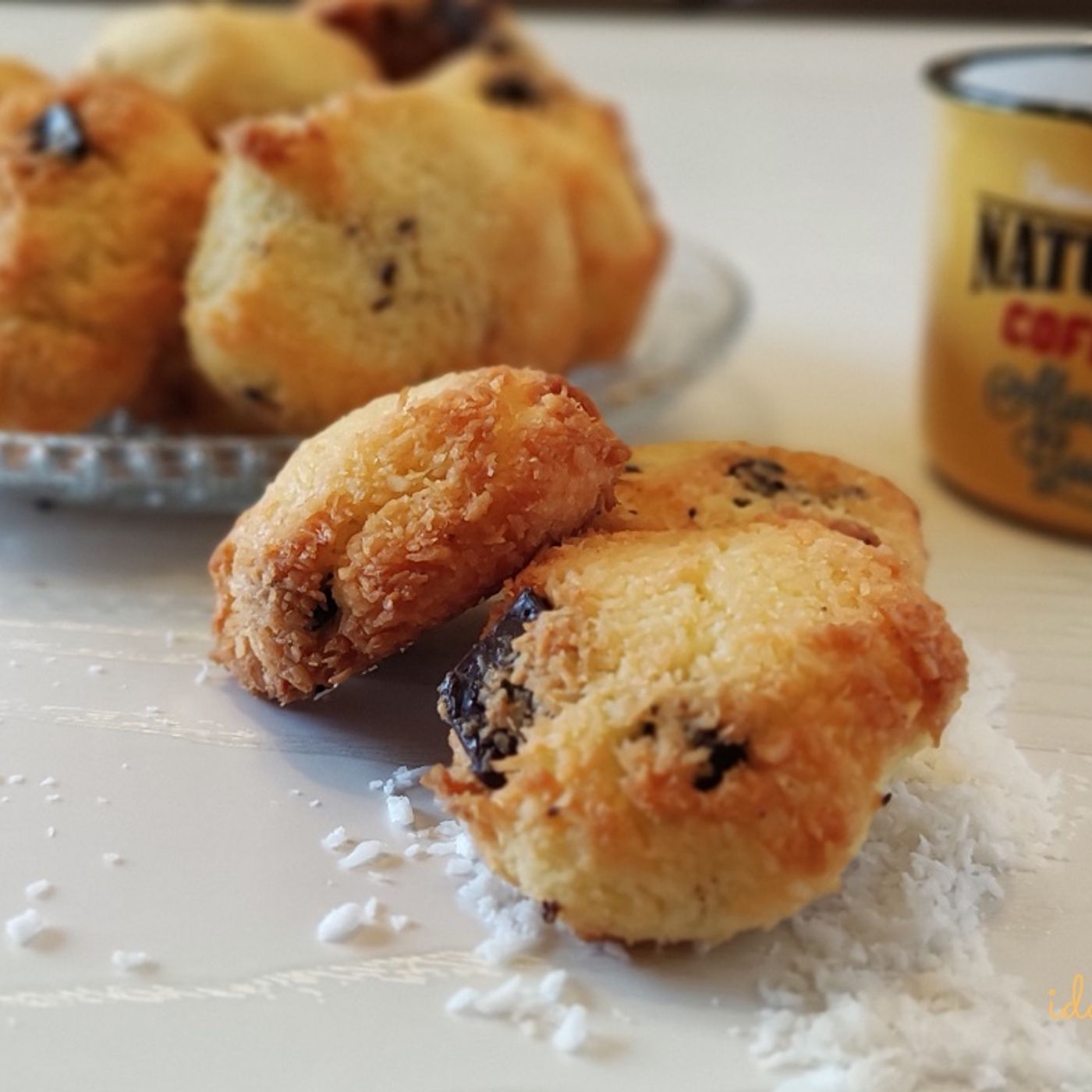 Biscotti al cocco senza zucchero
