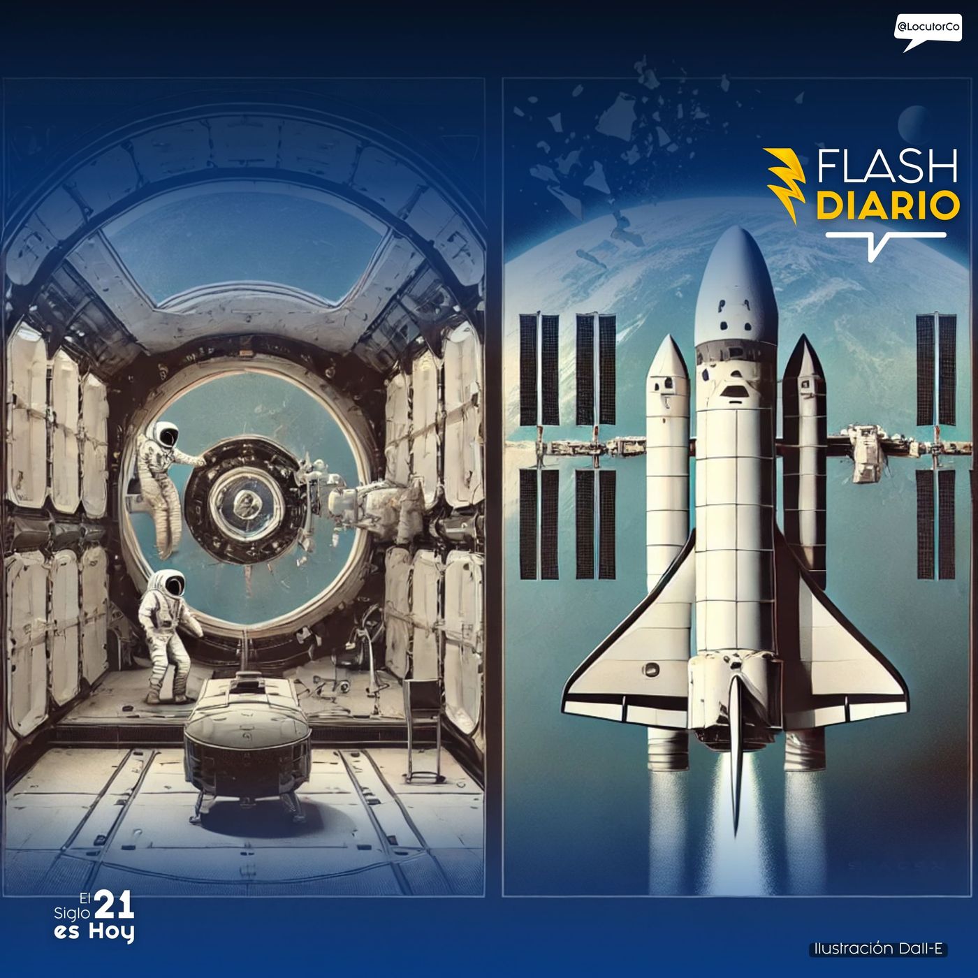 EEI se resguarda por escombros y NASA selecciona a SpaceX para desorbitar la estación