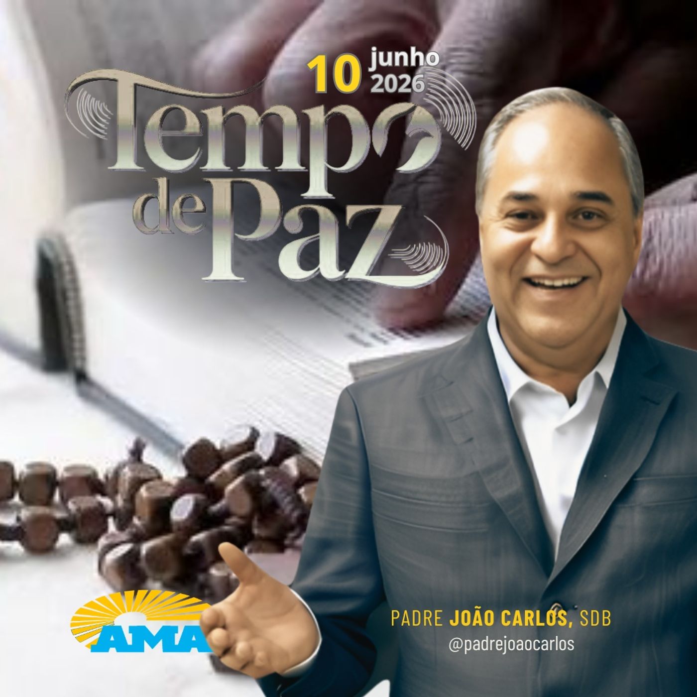 10/06/26 - Programa Padre João Carlos | Tempo de Paz episode artwork