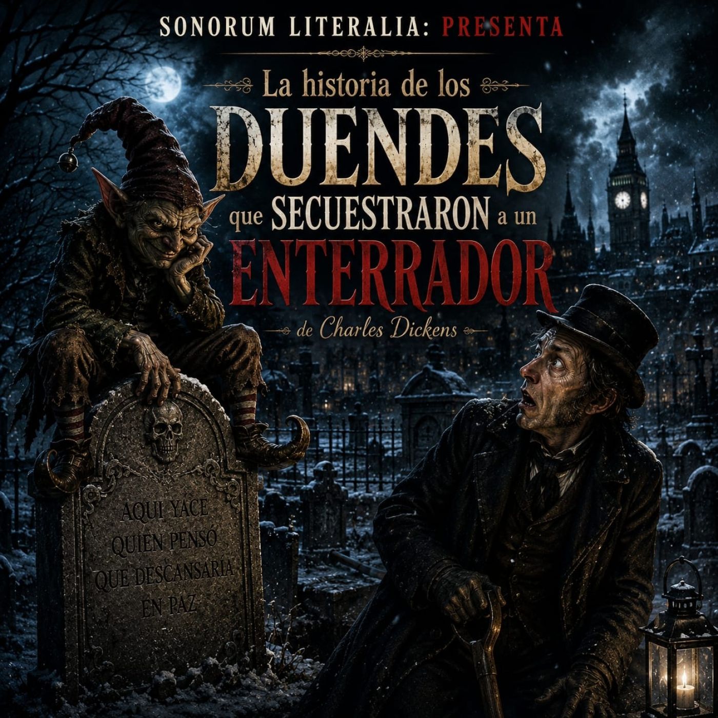 LA HISTORIA DE LOS DUENDES QUE SECUESTRARON A UN ENTERRADOR, de Charles Dickens. episode artwork