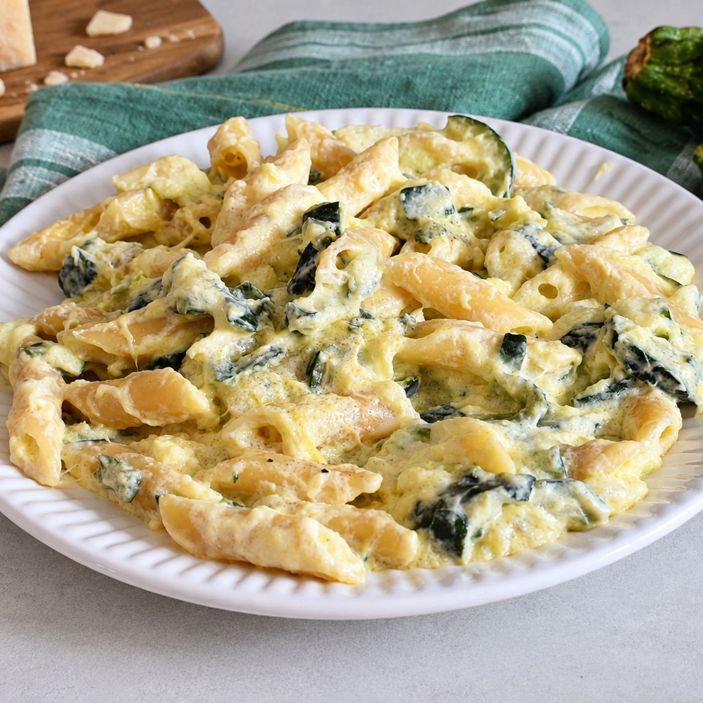 Pasta con Zucchine e Robiola