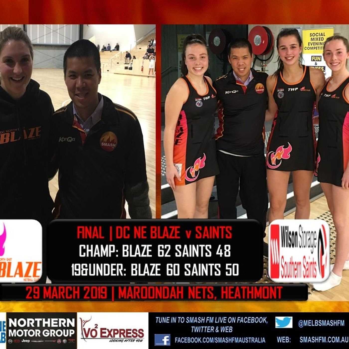 SSS: DC North East Blaze VNL Netball Post Game Interviews 290519 episode artwork