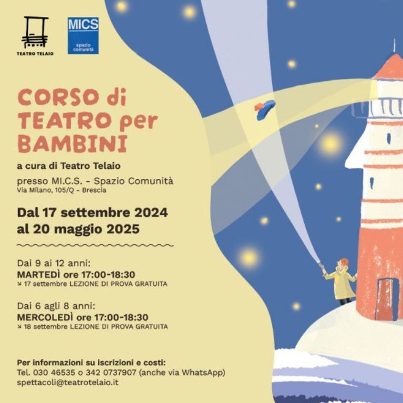 Le novità di Teatro Telaio per l'autunno 2024, si parte dai bambini: intervista a Maria Rauzi  -  6 settembre 2024 episode artwork