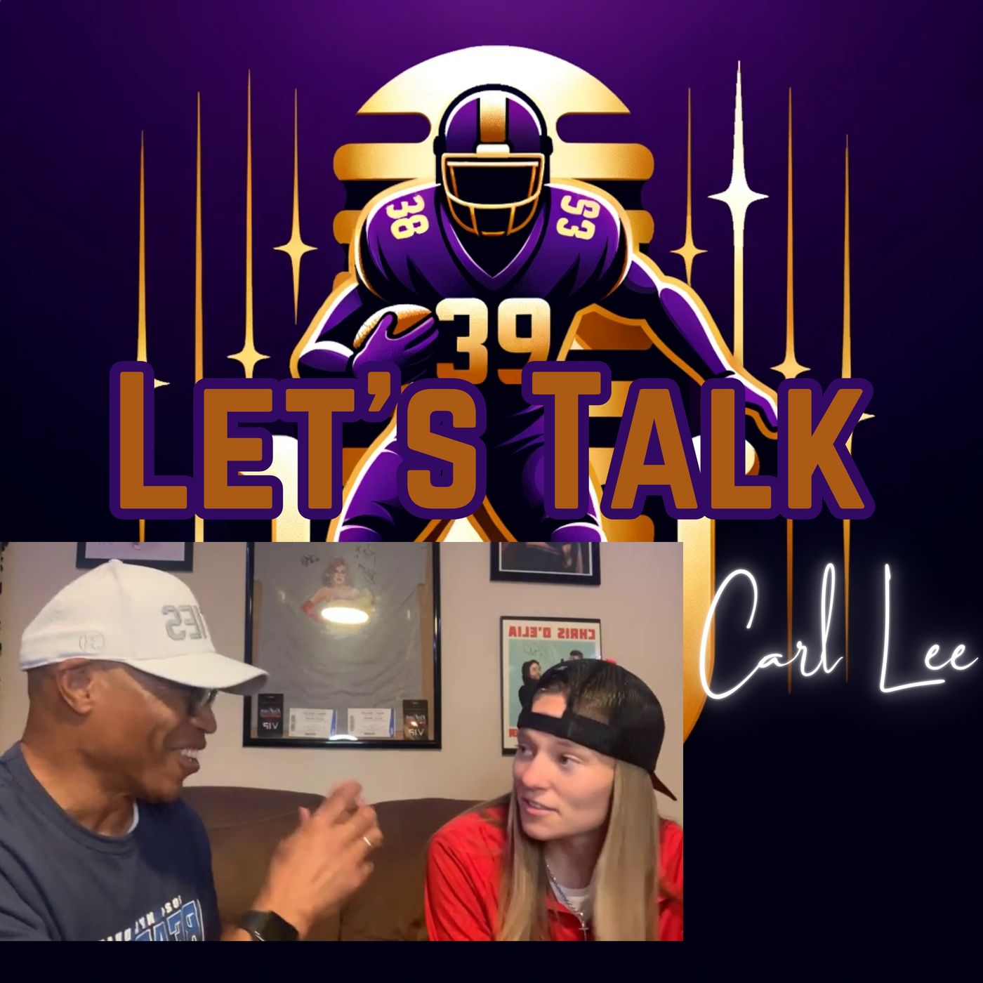 06/19/24 Let's Talk with Carl Lee - Breaking Barriers: Kayla Ross's Journey in Women's Professional Football episode artwork