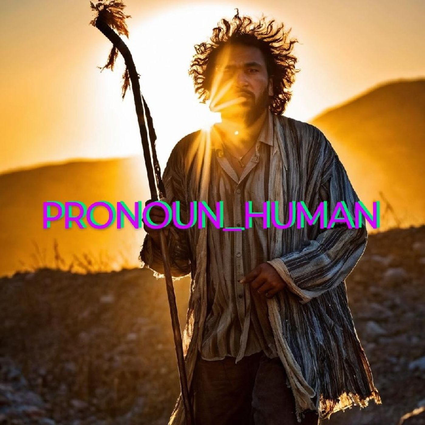 PRONOUN_HUMAN #22 (NAKED HOSTING, THE MAGICK GOD STICK CONSPIRACY & ITS HARD OUT HERE FOR A FAT PIMP!) episode artwork