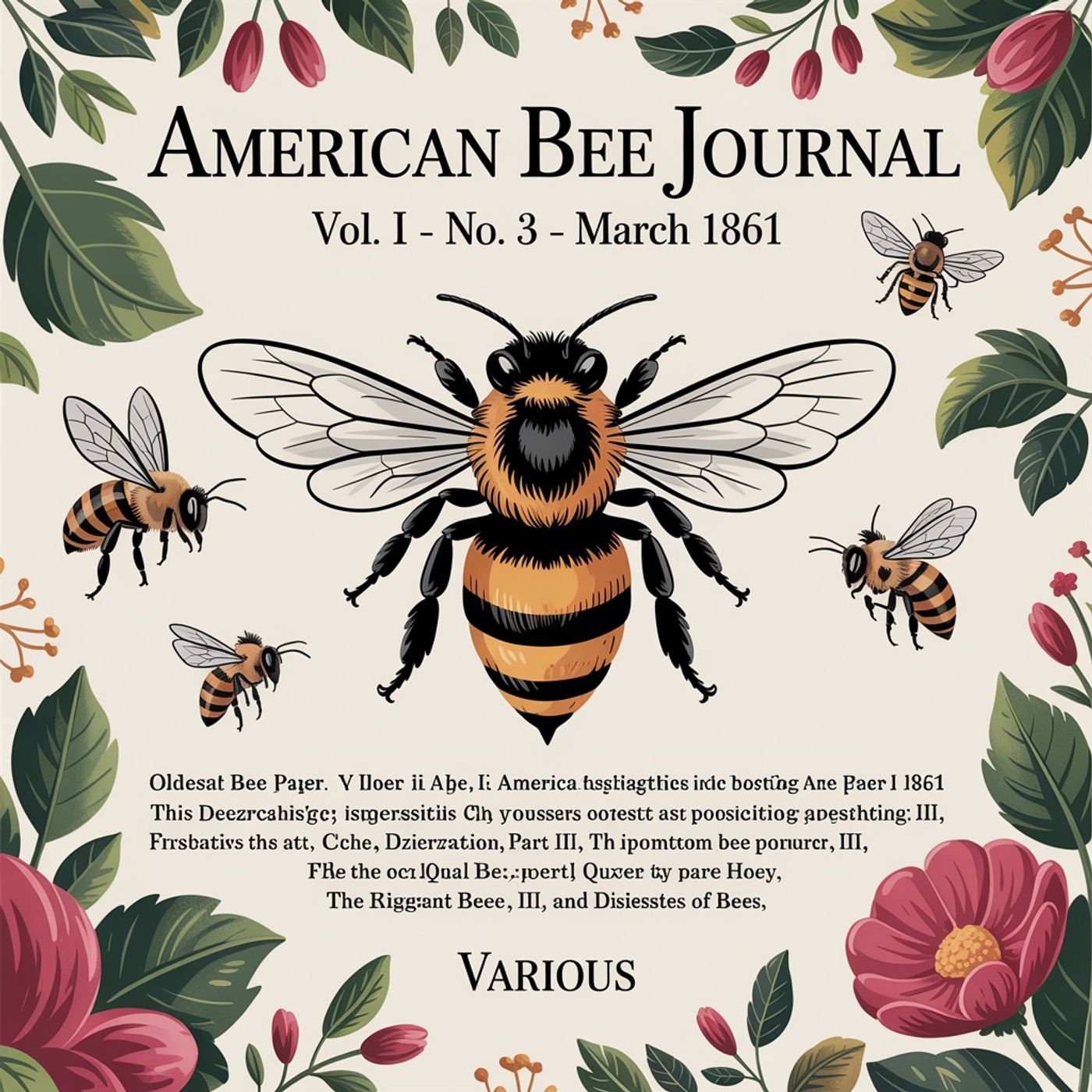 American Bee Journal : Vol. I - No. 3 - March 1861