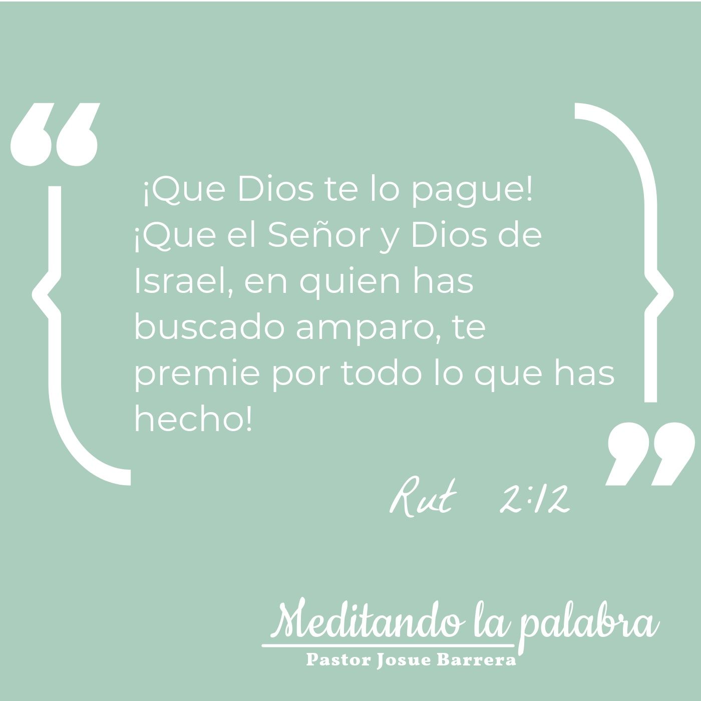 Meditando la palabra