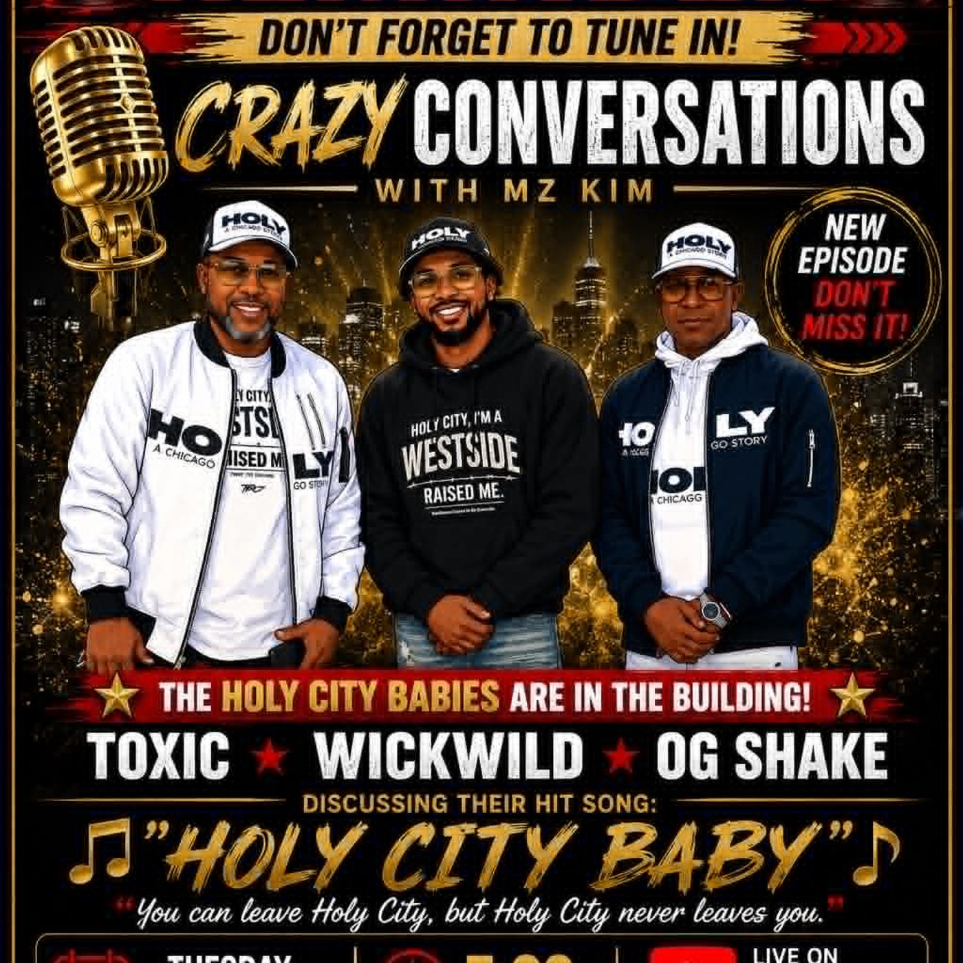 Holy City/Crazy Conversations Podcast episode artwork