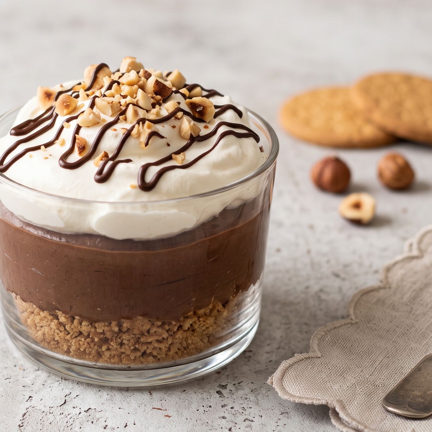Cheesecake in coppa al cioccolato fondente: il dolce al cucchiaio senza cottura pronto in 15 minuti!