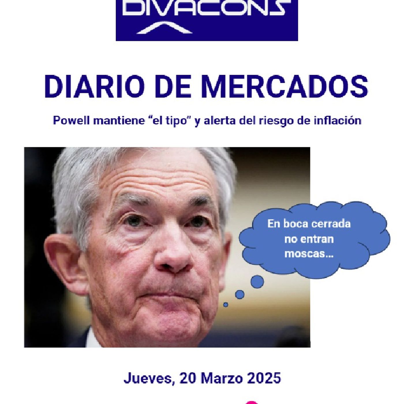 PODCAST en abierto DIARIO DE MERCADOS Jueves 20 Marzo 2025 episode artwork